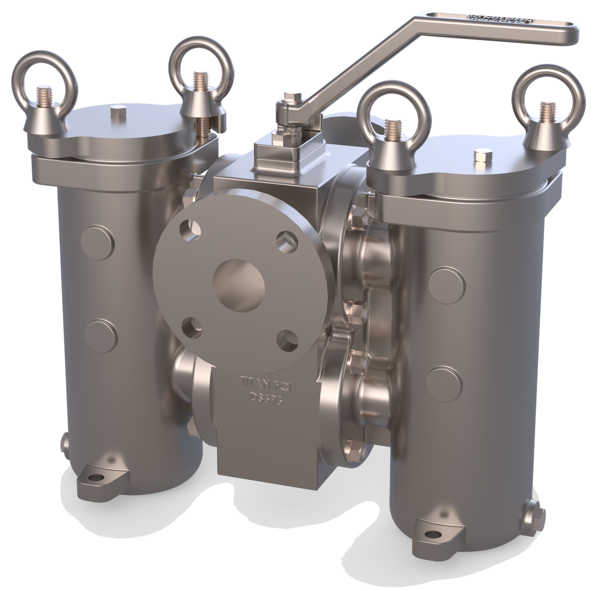 Duplex Strainer Series 3D model